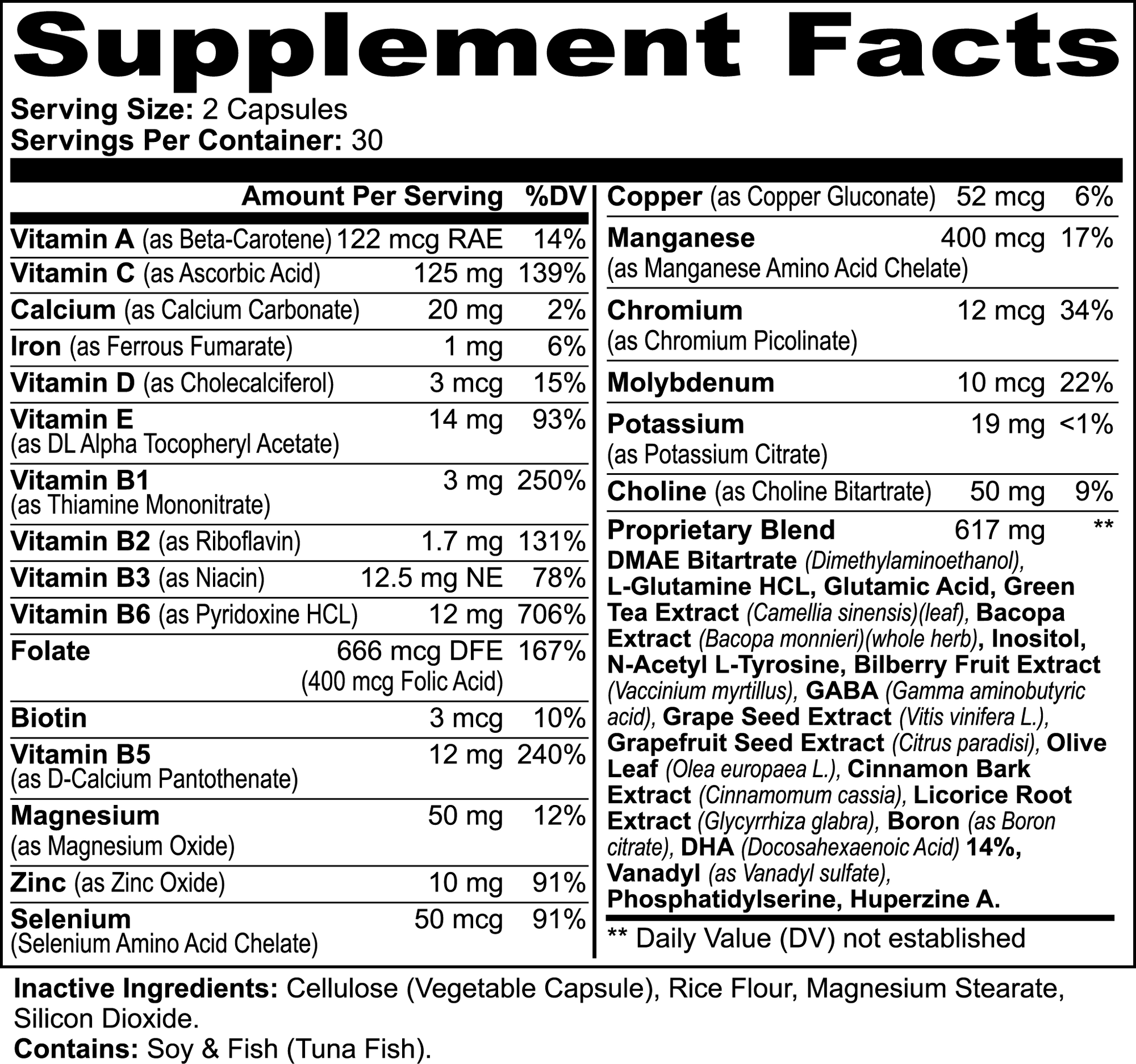 Flow State Nootropic Focus Formula - Ouiridessa